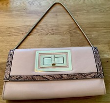 Light Pink River Island Clutch