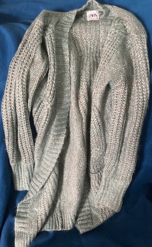 Zara sea green - cardigan, with
