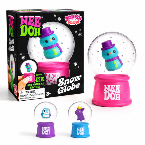 Needoh squish flow snow globe - flow,