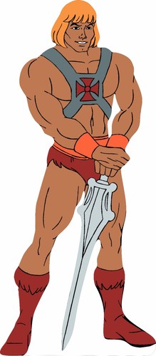 Man masters the universe - he-man,