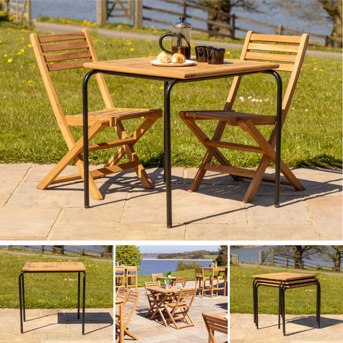Stackable outdoor restaurant - stackable,