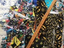 800 G Patchwork Cut Off Pieces Mixed Superheroes Batman Spider Man 