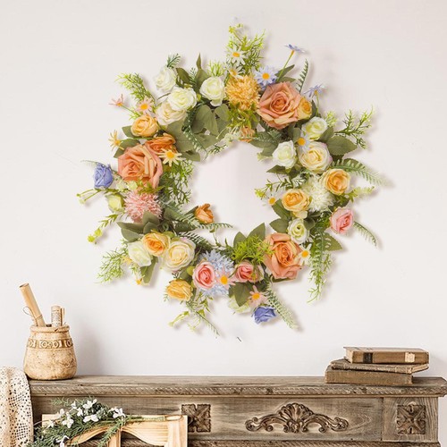 Spring wreath for front door - for,