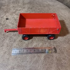 VINTAGE PRESSED DIECAST METAL FARM TRAILER TOY BY ERTL
