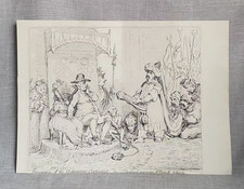 Antique 1793 Gillray Cartoon