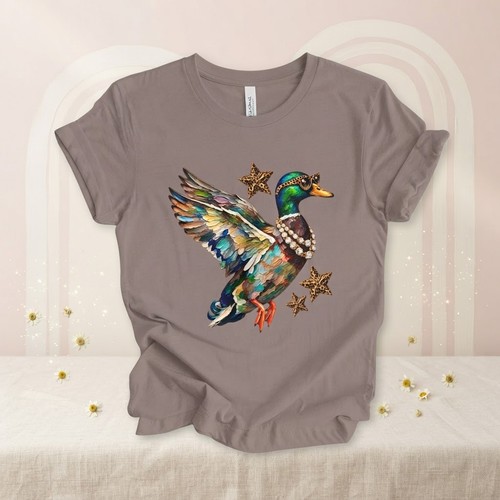 Colorful mallard duck - colorful, t-shirt