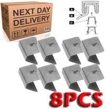 8Pcs Channel Rain Wind Deflector CLIPS Fit For HEKO SNED G3 Climair iSpeed ​​Met