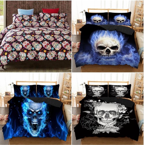 Skull duvet quilt - duvet, cover