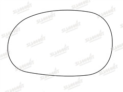 Mirror glass lhs fits - mirror,