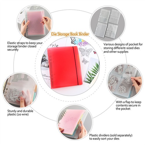 5pcs set clear - clear, book
