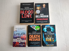 Mark Billingham Book Bundle - Lazy Bones, Sleepyhead, Bloodline, Death Message..