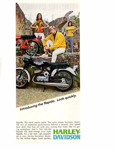 1967 harley davidson rapido - harley-davidson,