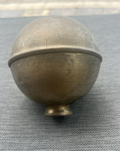 Bed knob spun brass 2 - knob,