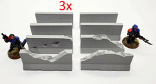 3 SET Defense Infantry Barriers, Jersey Walls |Alternate Wargaming Miniature