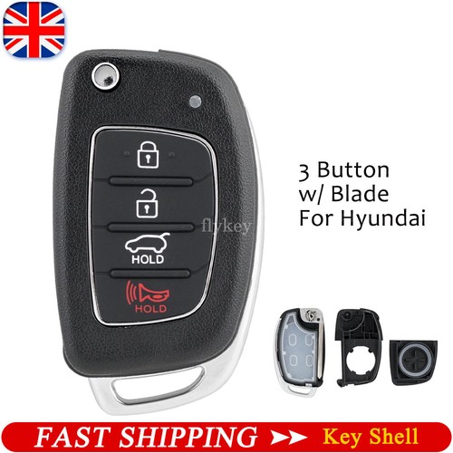 Button flip remote key fob - button,