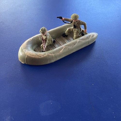 Timpo toys dingy with britains - timpo,