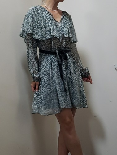 Sezane black floral midi dress - sezane,