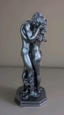 Crosa 2001 Nude Man & Woman Couple Lovers 37 cm Tall  Figurine Statue Black