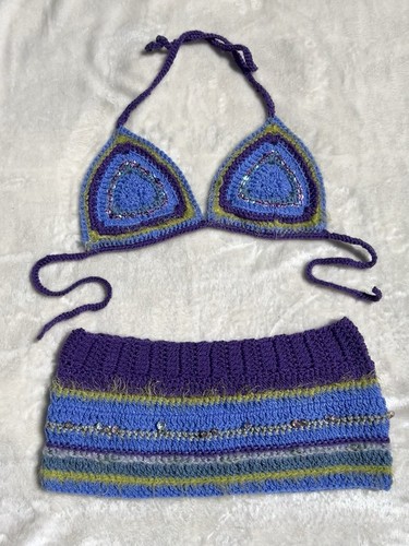 Two piece sequin - bikini, top