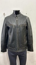 Men Real Leather Jacket Black