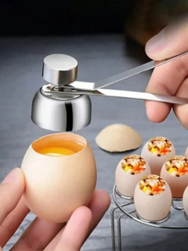 Egg cracker topper eggshell - egg,