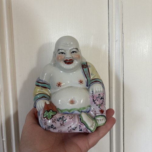 Chinese porcelain happy buddha - porcelain,