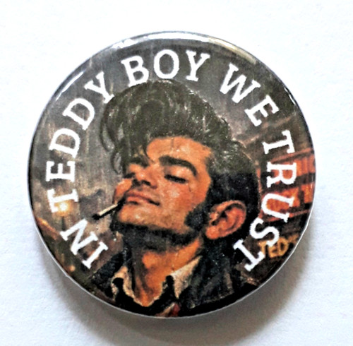 25mm badge teddy - teddy, boy