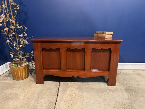 Vintage oak coffer - oak, box