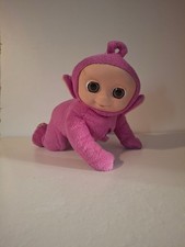 Teletubbies Tiddlytubbies Shuffle N Giggle Magenta Nin Crawling Sound Soft Toy