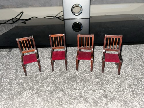 Dolls house furniture chairs - dolls,