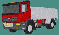 Foden Alpha 4 Wheel Tipper  embroidered on Polo Shirt