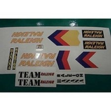 Raleigh (Banana) team set.