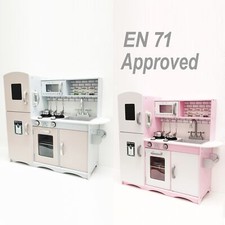 M2S Kids Wooden Play Kitchen