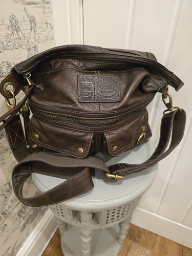 Vintage fossil brown leather - vintage,