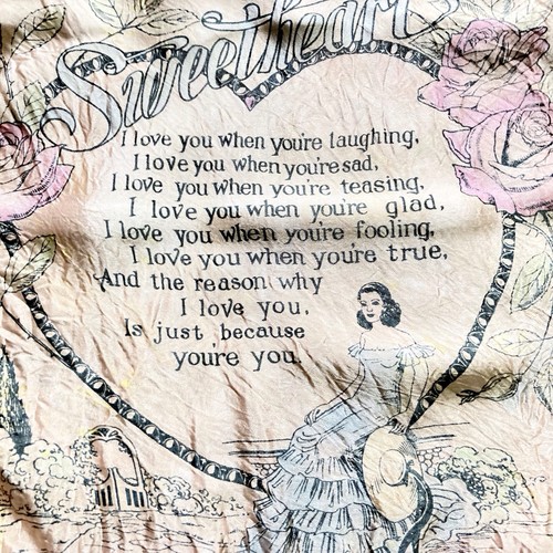 Vintage sweetheart poem - vintage,