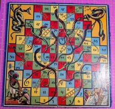 Vintage board game Snakes &