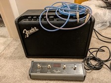 Fender Mustang amp with foot