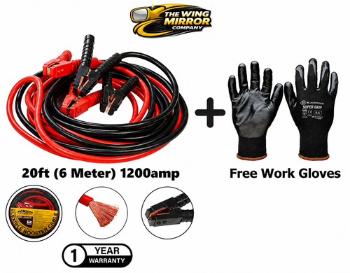 Jump leads 20ft heavy - 20ft, duty