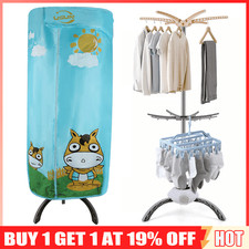 Portable Electric Clothes Dryer Indoor Home Dorms Buddy Best Hot Air Machine Dri