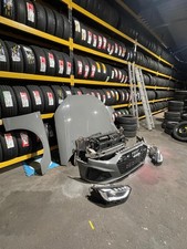 AUDI A4 ESTATE 2021 FRONT END S-LINE BLACK EDITION 35TDI MHEV 2.0 AUTO GREY LX7B