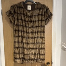 Zara Women's brown beige Faux