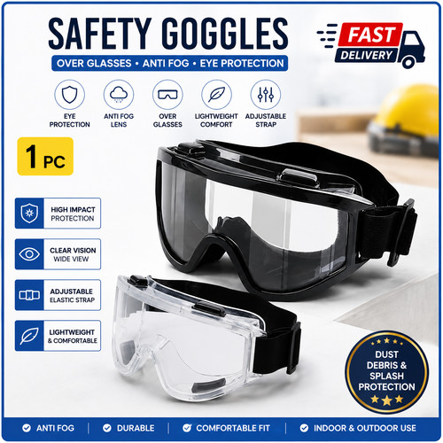 1pc safety goggles over - goggles,