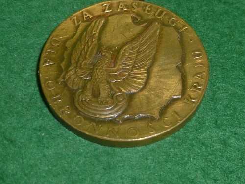 Polish medal merit for - of,
