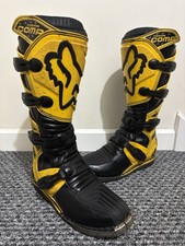 **VINTAGE** FOX FORMA COMP Adult Motocross MX Motor Cross Boots - UK 8 - US 9