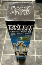 Rare Boxed Madcatz Official Rock Band Guitar Triple Tree Stand Guitar Hero