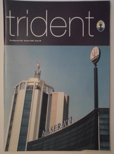 Maserati trident orig magazine - orig,