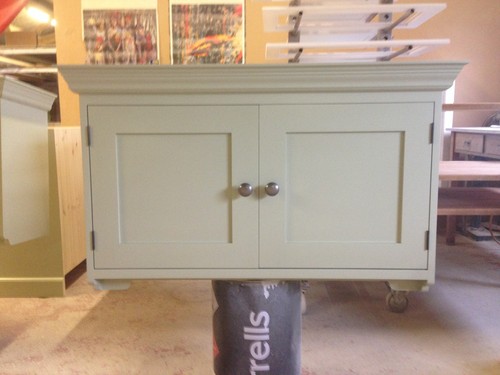 Painted kitchen double wall - kitchen,