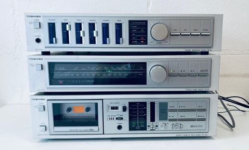 Toshiba vintage stereo stack - toshiba,