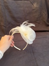 Cream Fascinator