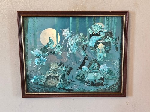 Framed foil art - framed, picture